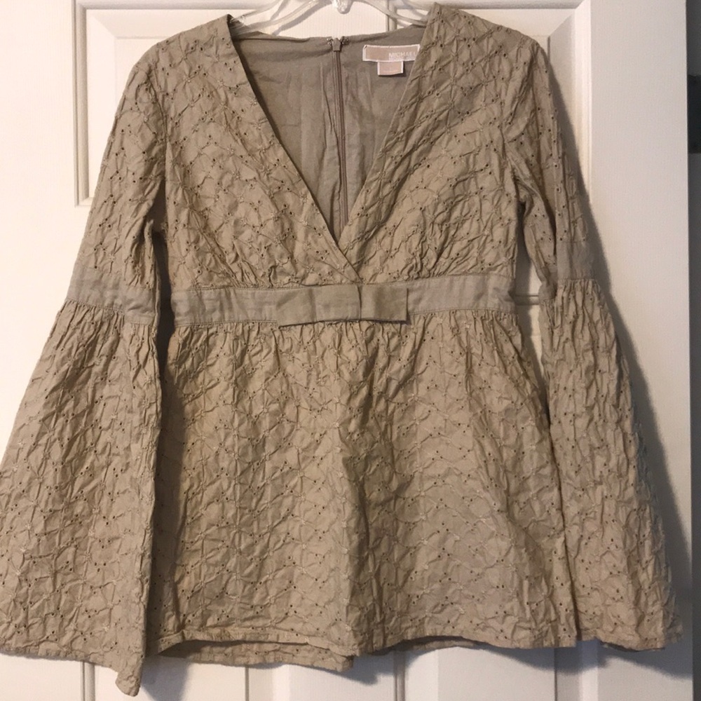 MICHAEL KORS Bell Sleeve Top